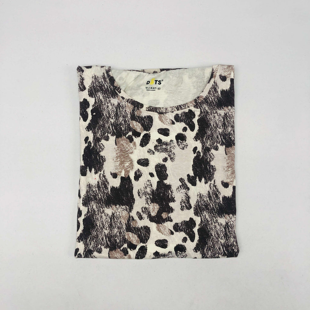 Dots Ladies Printed T-Shirt