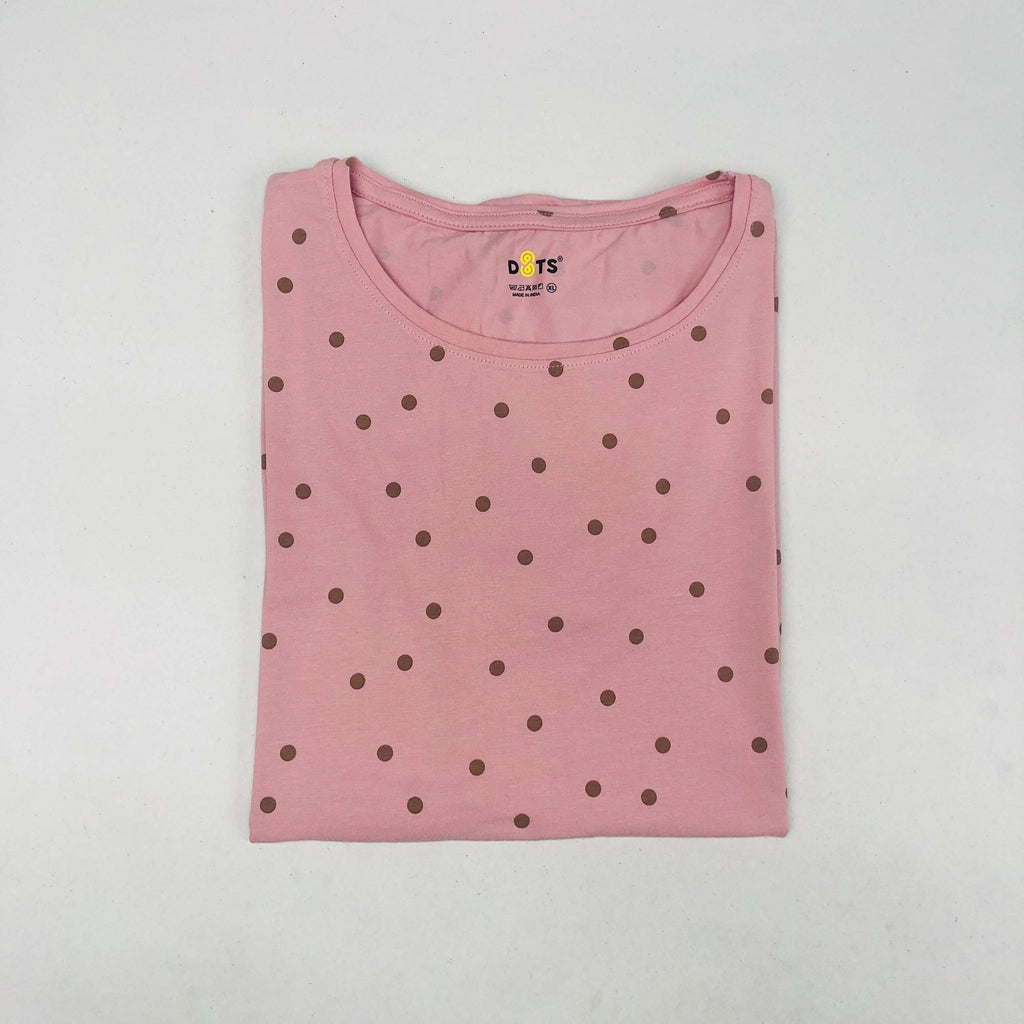 Dots Ladies Printed T-Shirt