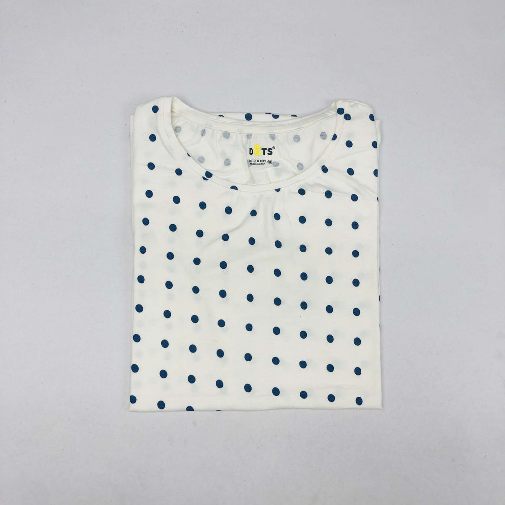 Dots Ladies Printed T-Shirt