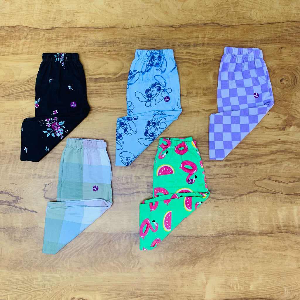 Unisex Kids Pants Pack of 5