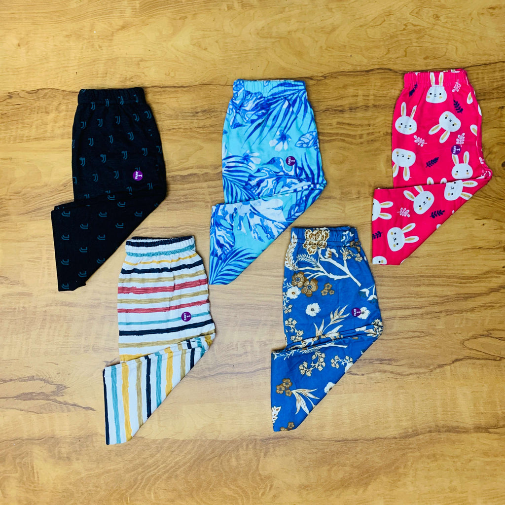 Unisex Kids Pants Pack of 5