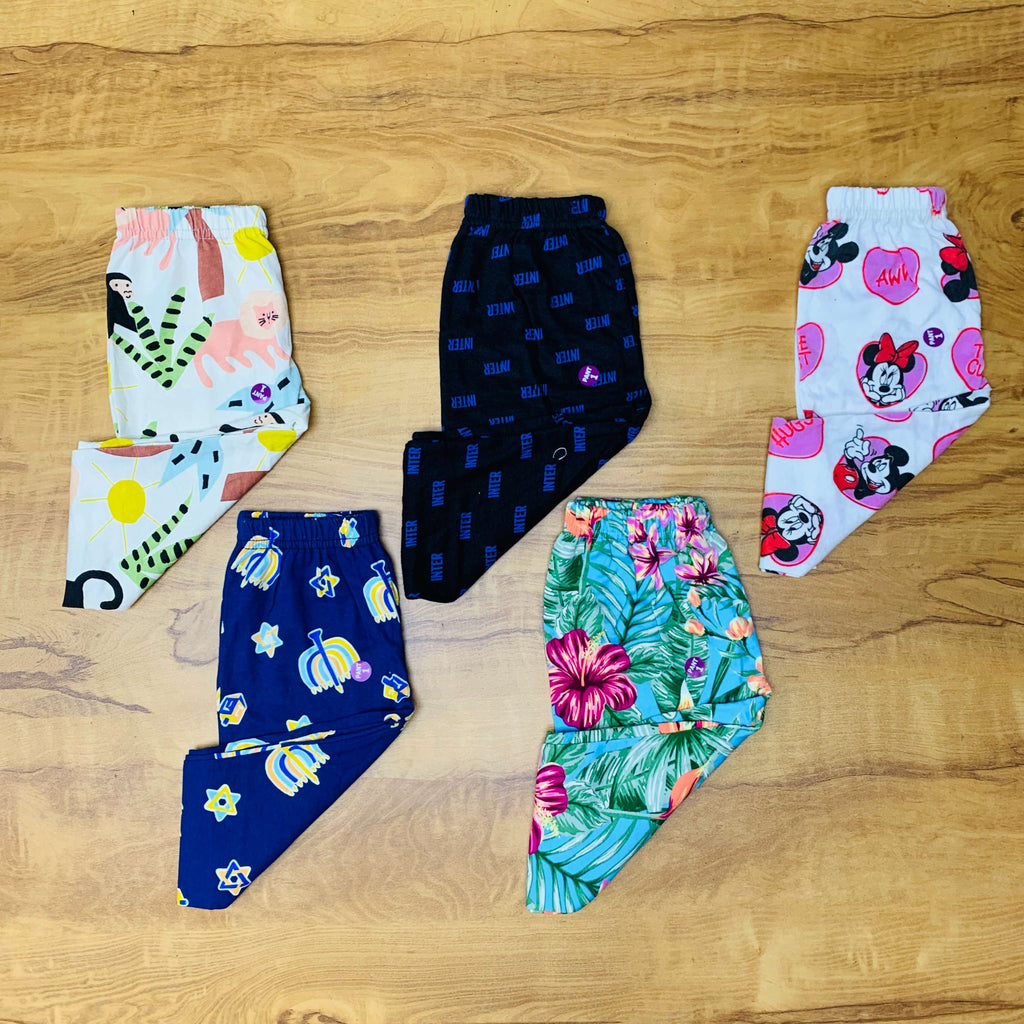 Unisex Kids Pants Pack of 5