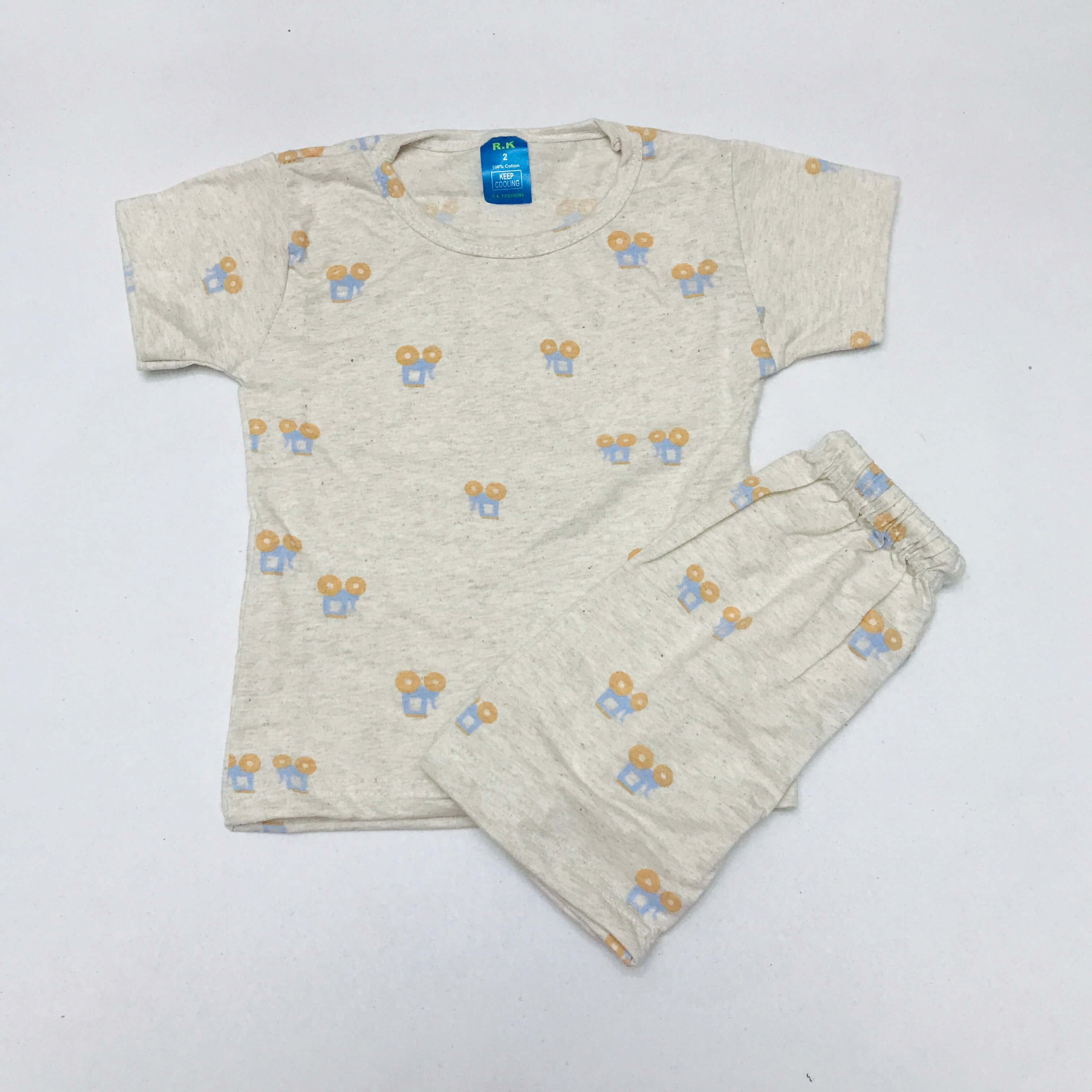 Kids Printed Shorts Set