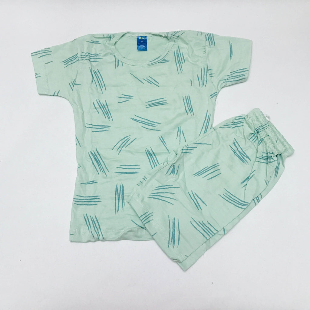 Kids Printed Shorts Set