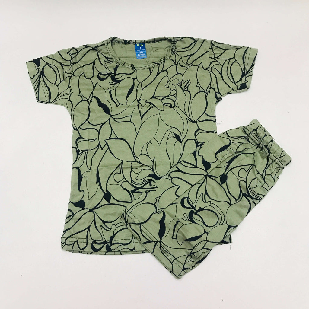 Kids Printed Shorts Set