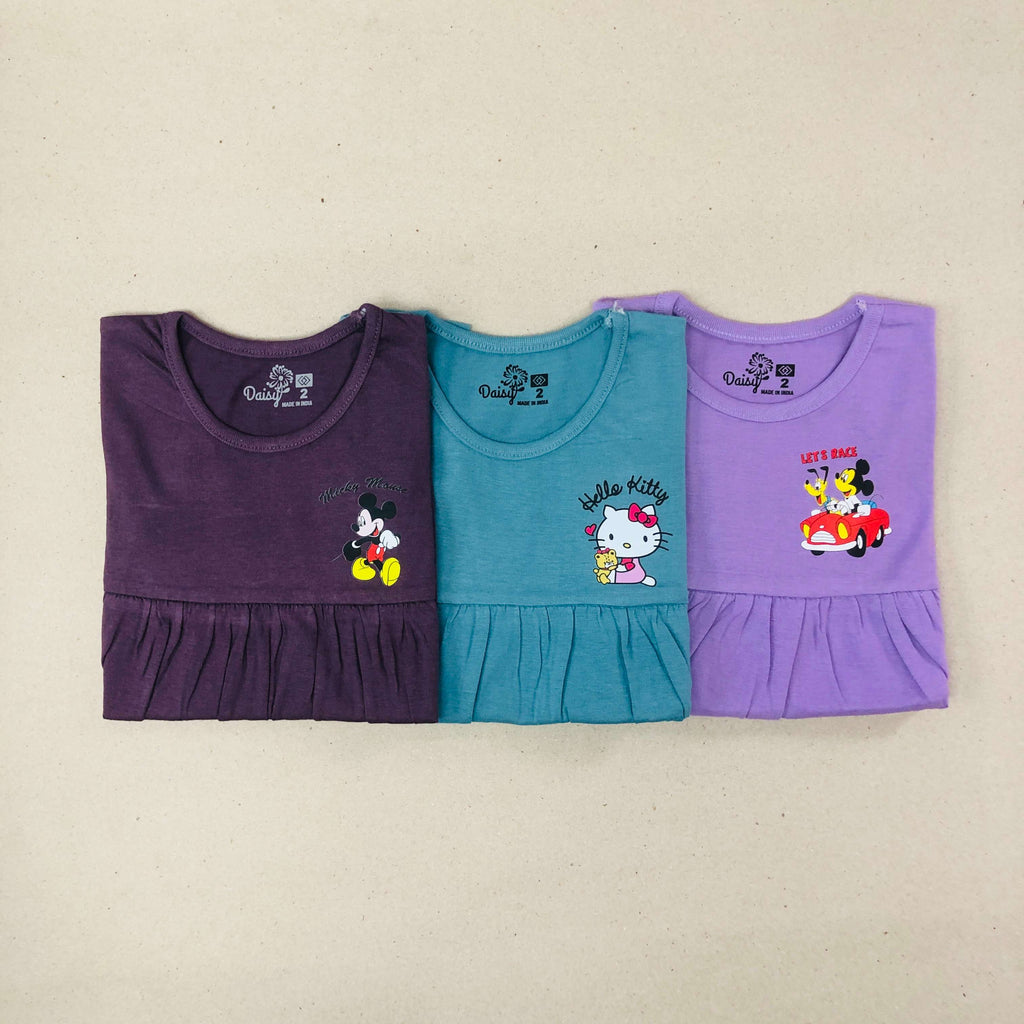 Daisy Frock Combo Pack Of 3