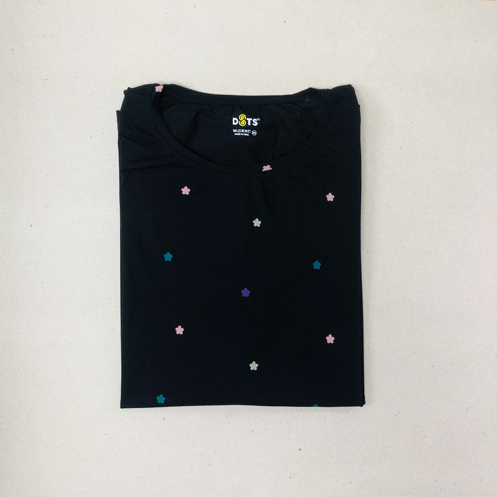 Dots Ladies Printed T-Shirt