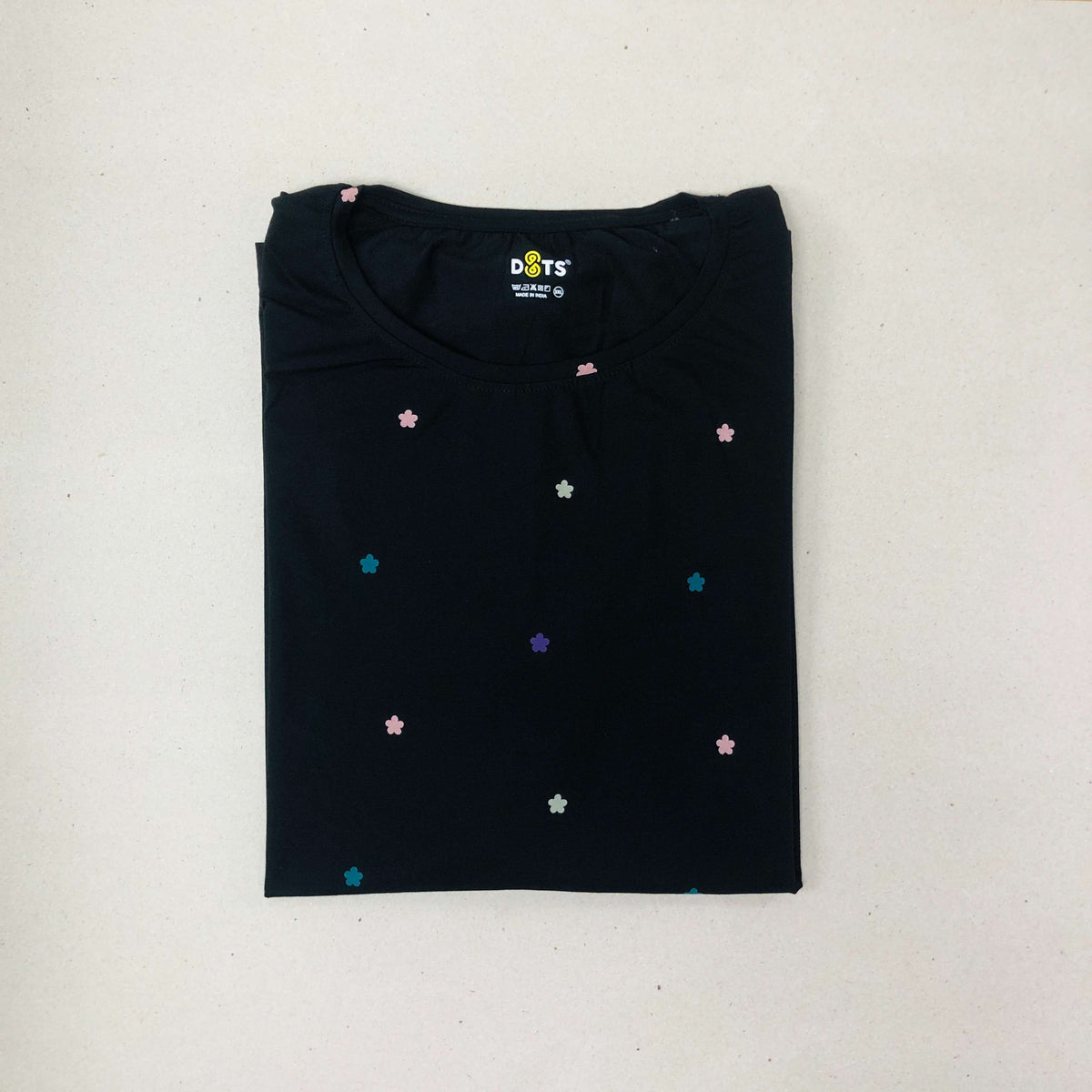 Dots Ladies Printed T-Shirt