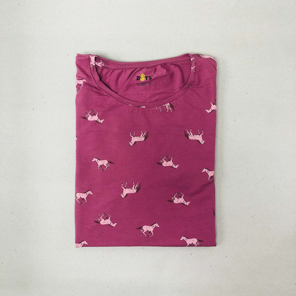 Dots Ladies Printed T-Shirt