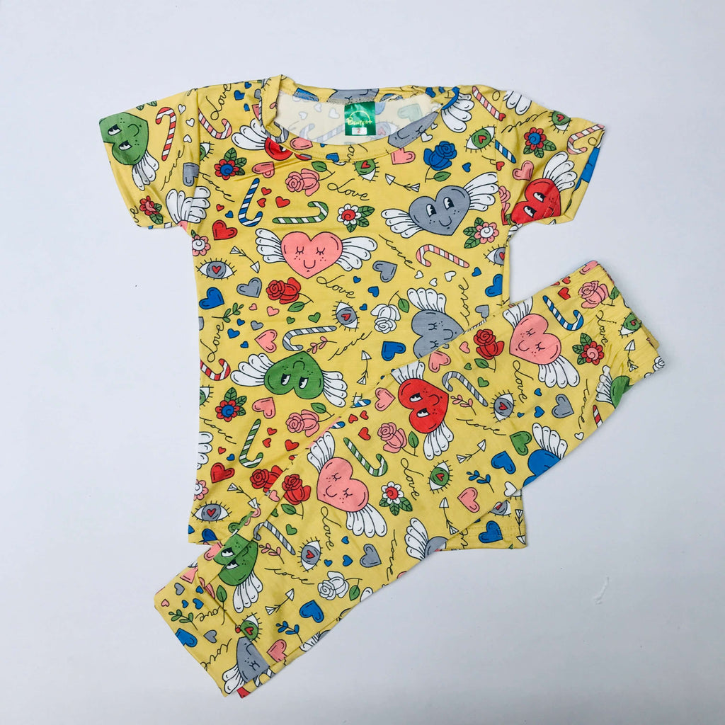 Cartoon Cuddles printed Pant Set
