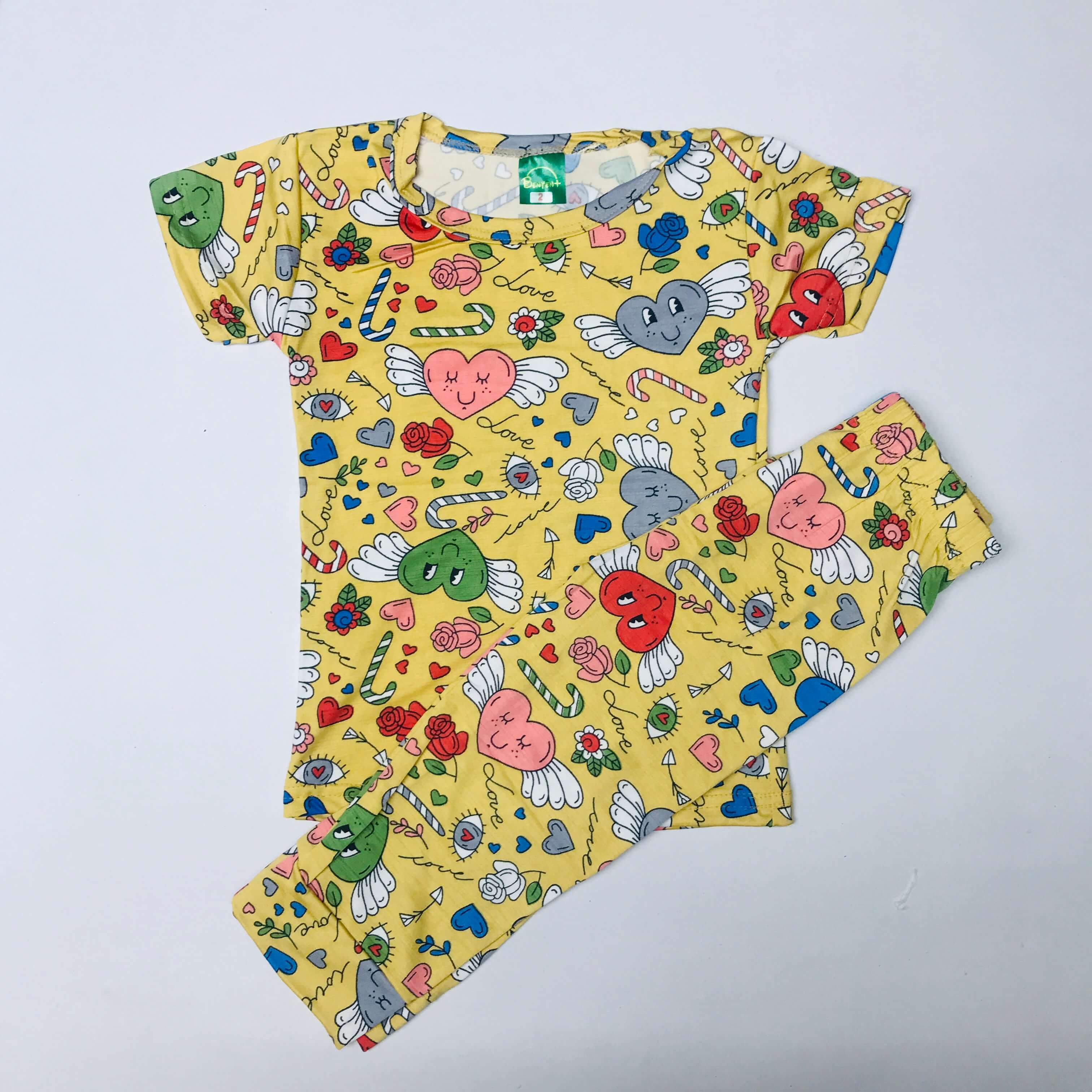 Cartoon Cuddles printed Pant Set