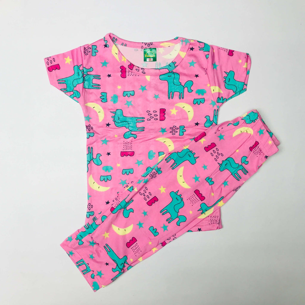 Cartoon Cuddles printed Pant Set