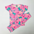 Cartoon Cuddles printed Pant Set