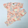 Cartoon Cuddles printed Pant Set