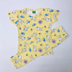 Cartoon Cuddles printed Pant Set