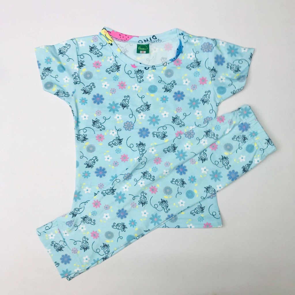 Cartoon Cuddles printed Pant Set