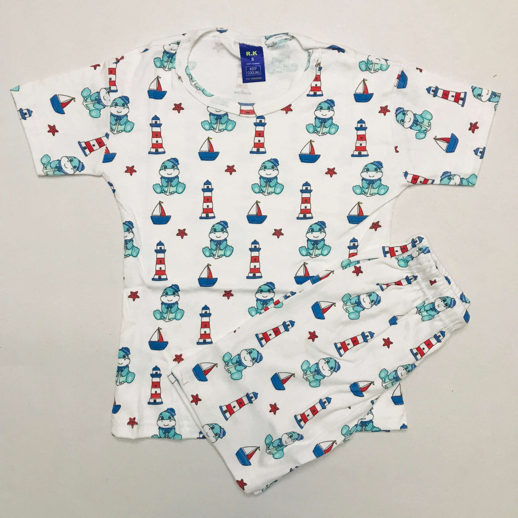 Kids Printed Shorts Set