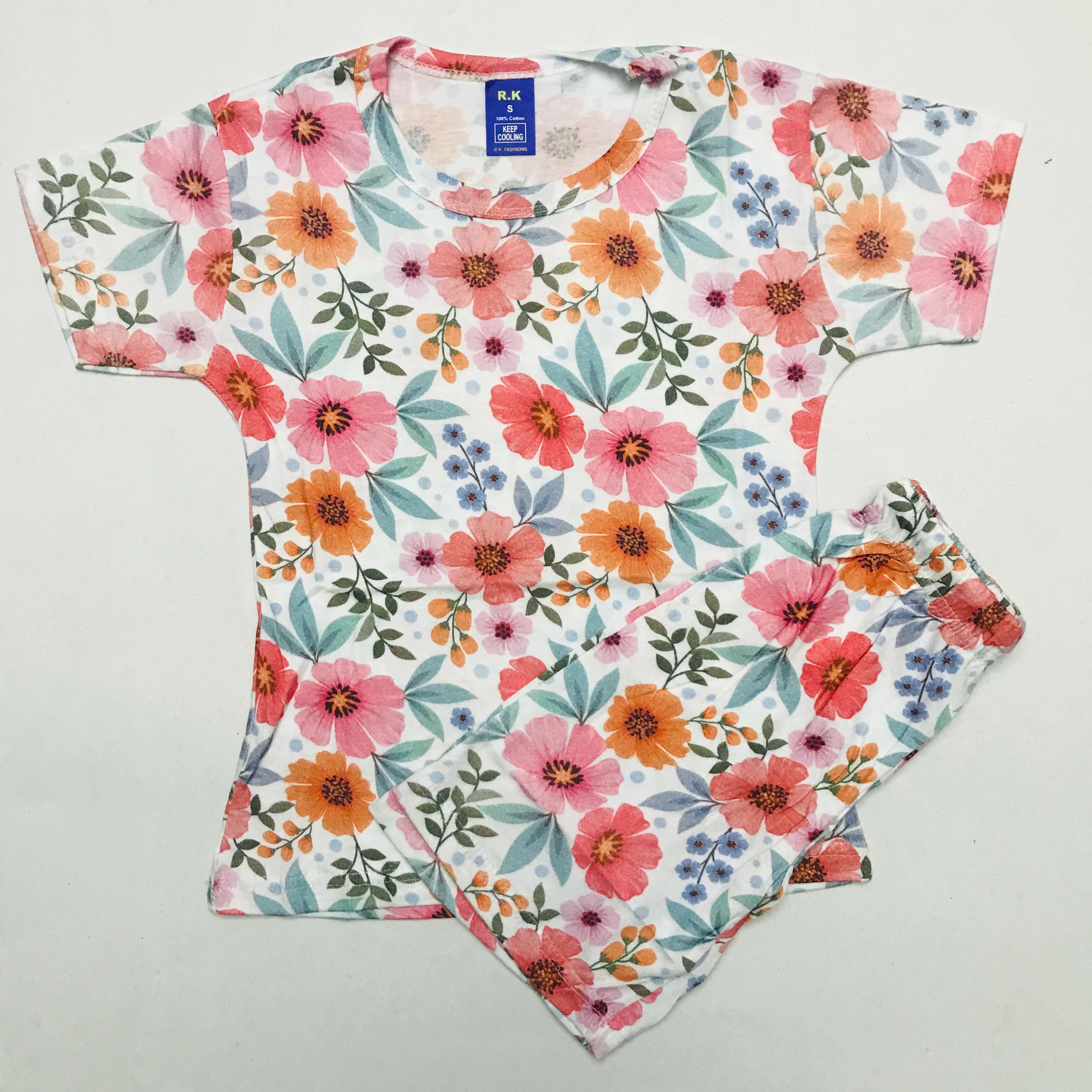 Kids Printed Shorts Set