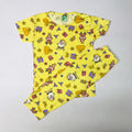 Cartoon Cuddles printed Pant Set