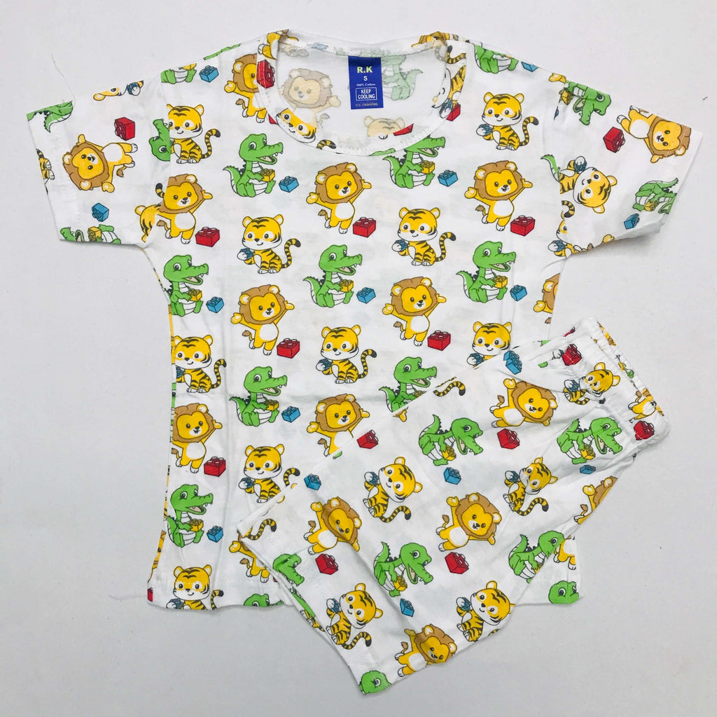 Kids Printed Shorts Set