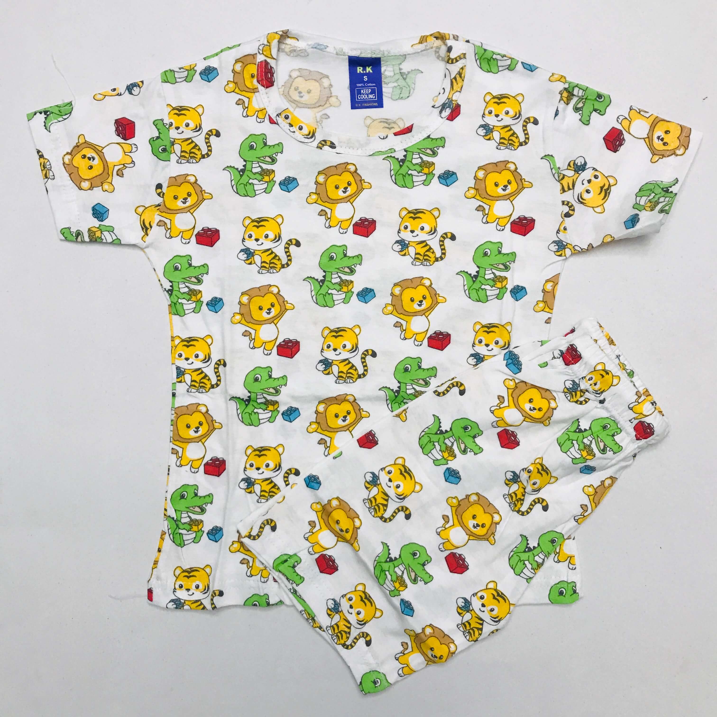 Kids Printed Shorts Set