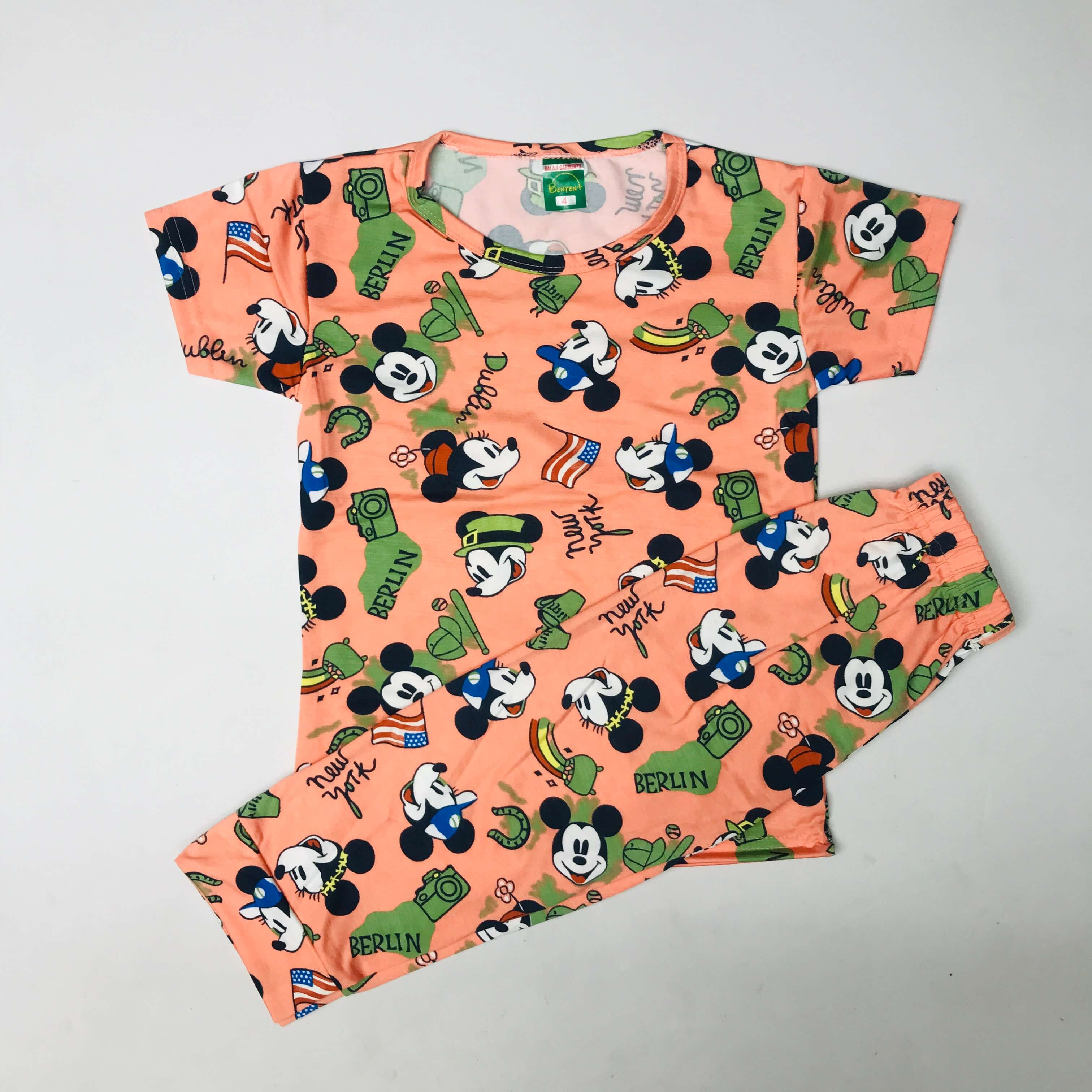 Cartoon Cuddles printed Pant Set
