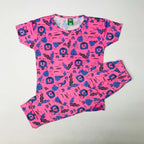 Cartoon Cuddles printed Pant Set