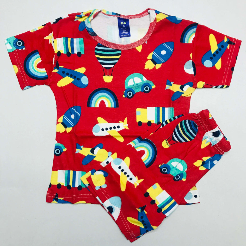 Kids Printed Shorts Set
