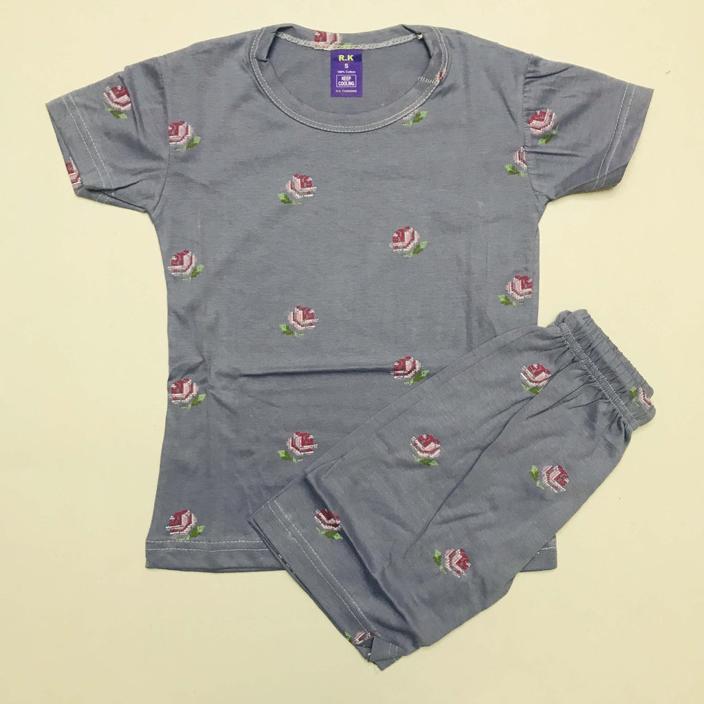 Kids Printed Shorts Set