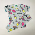 Cartoon Cuddles printed Pant Set