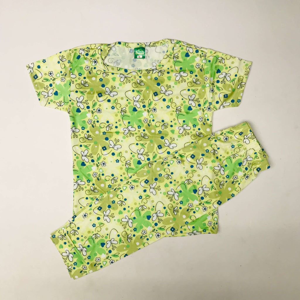 Cartoon Cuddles printed Pant Set