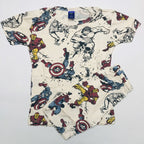 Kids Printed Shorts Set