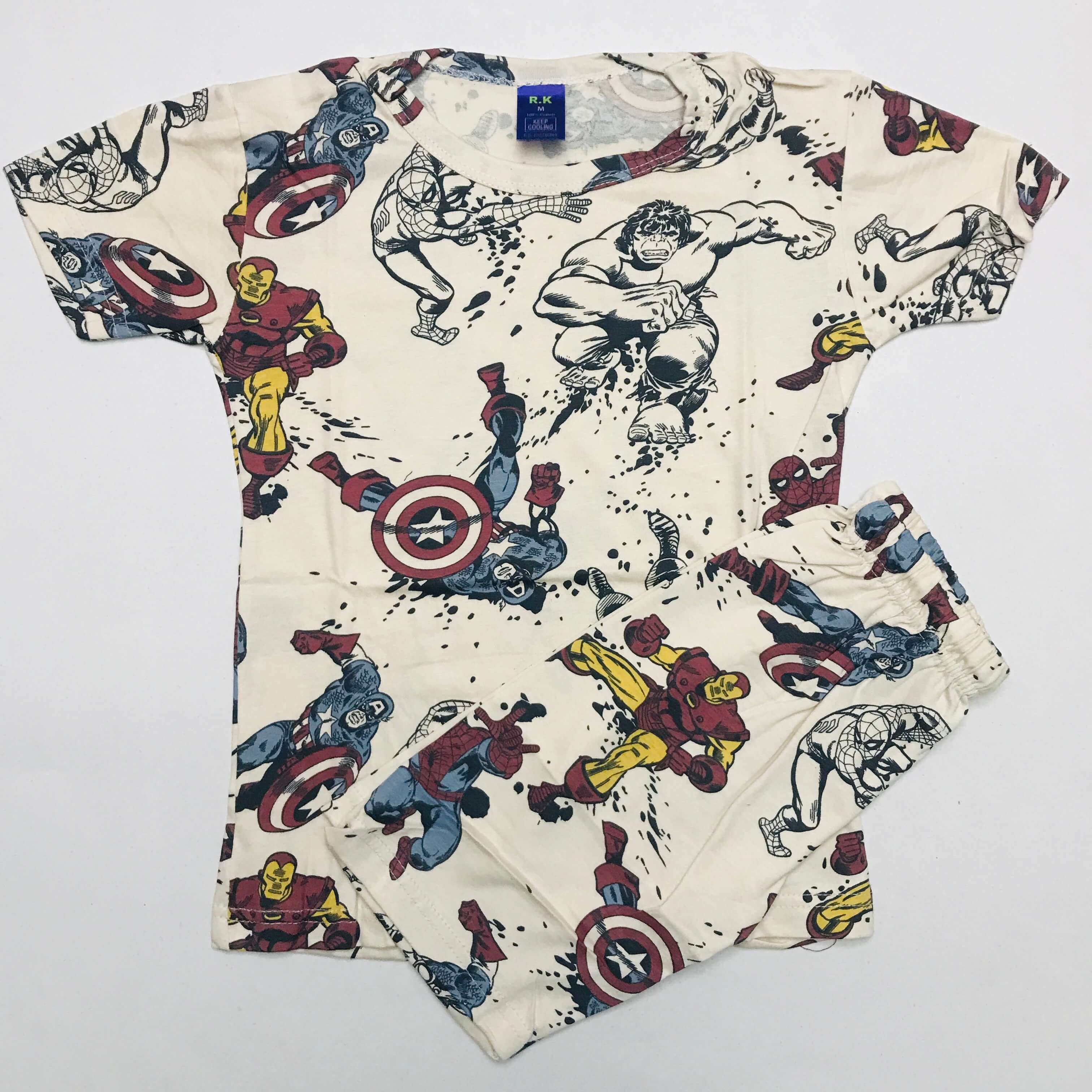 Kids Printed Shorts Set