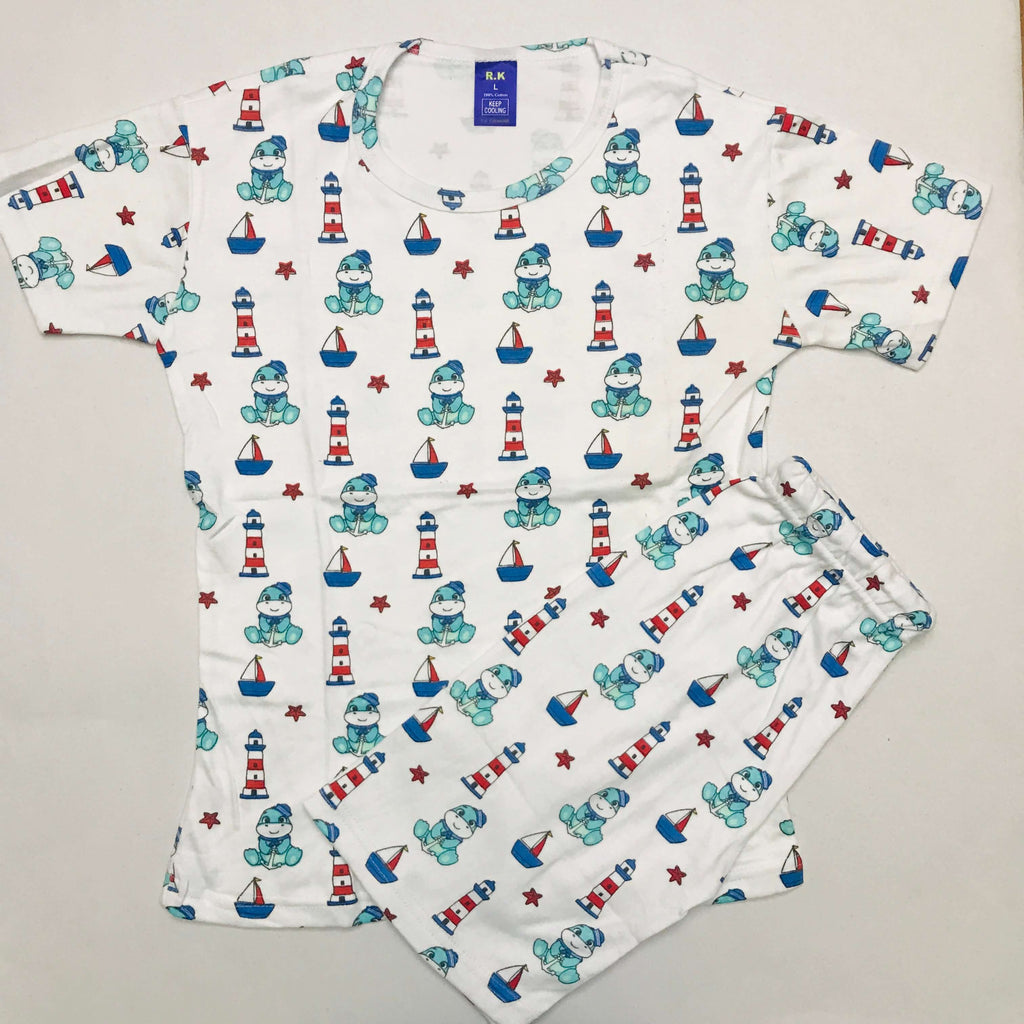 Kids Printed Shorts Set