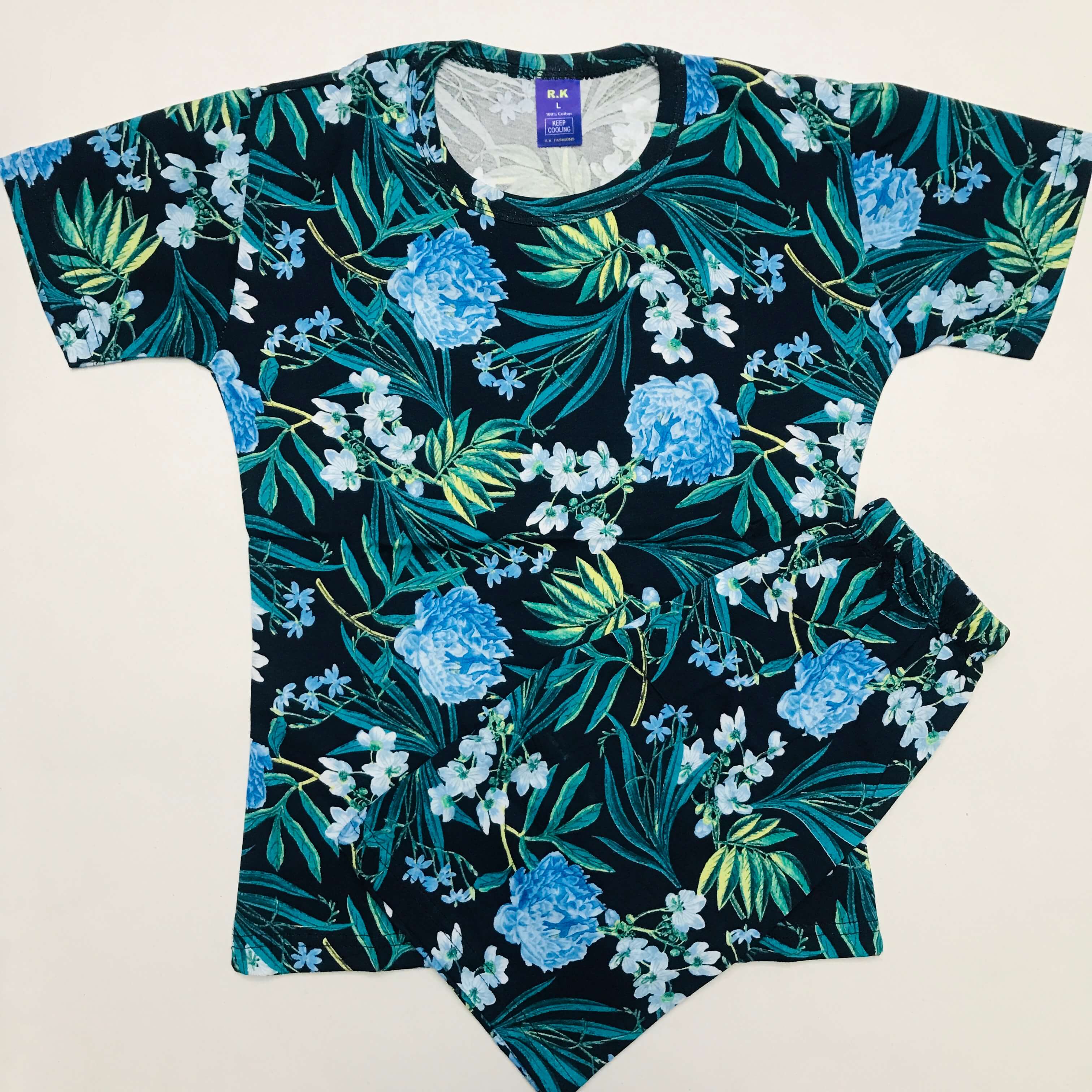 Kids Printed Shorts Set