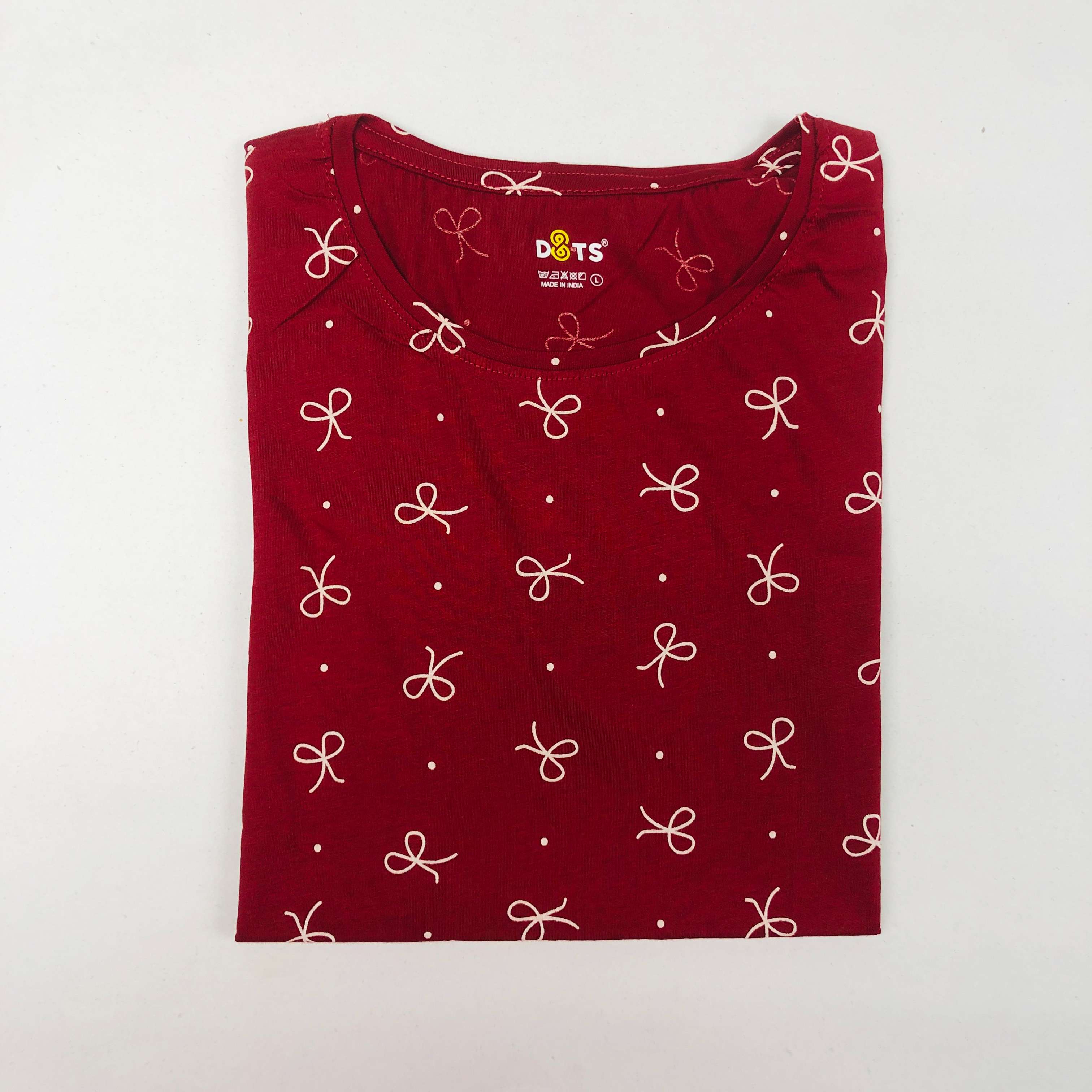 Dots Ladies Printed T-Shirt