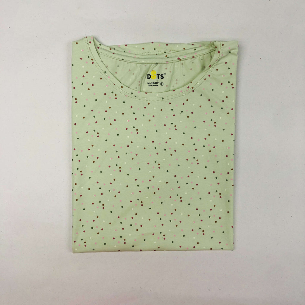 Dots Ladies Printed T-Shirt