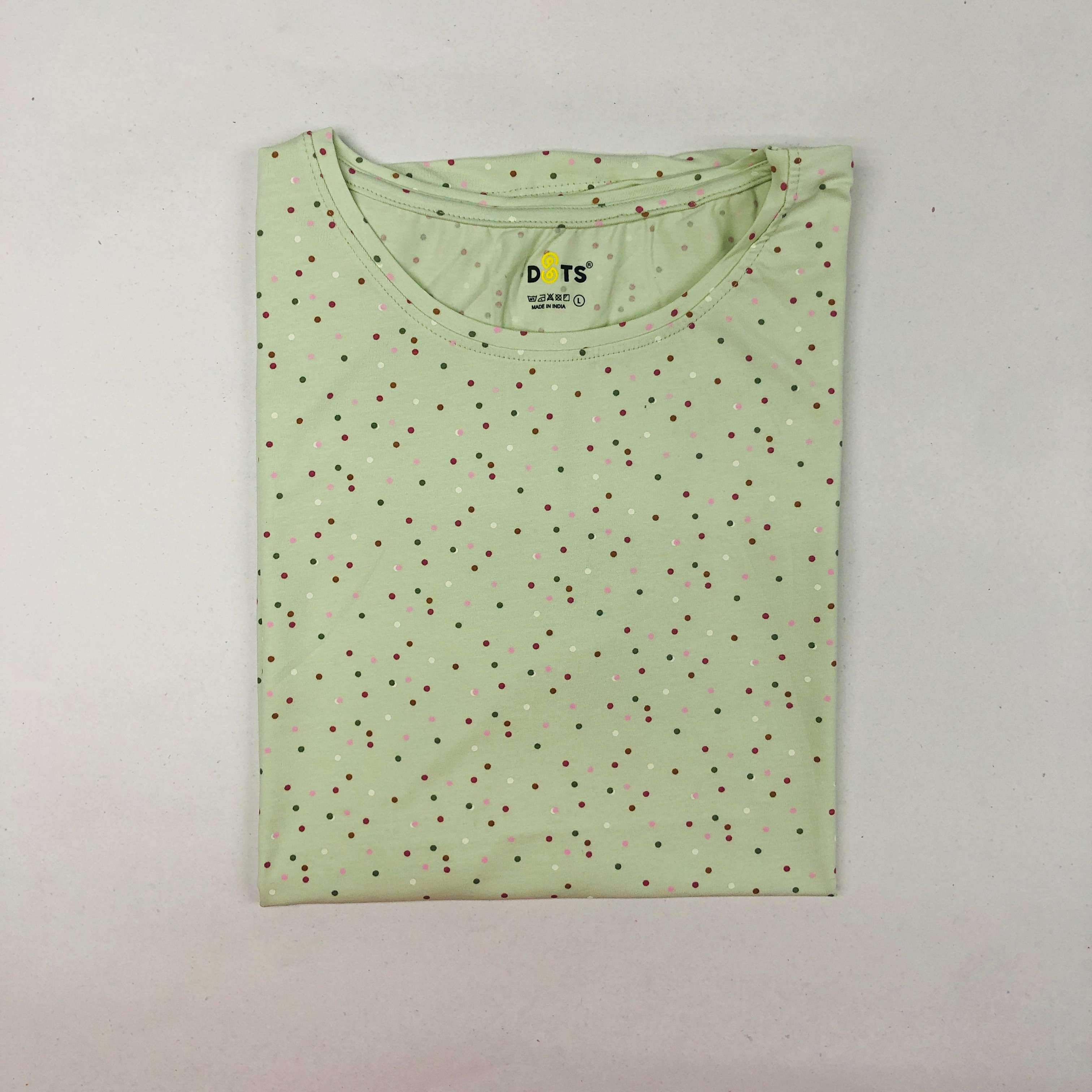 Dots Ladies Printed T-Shirt