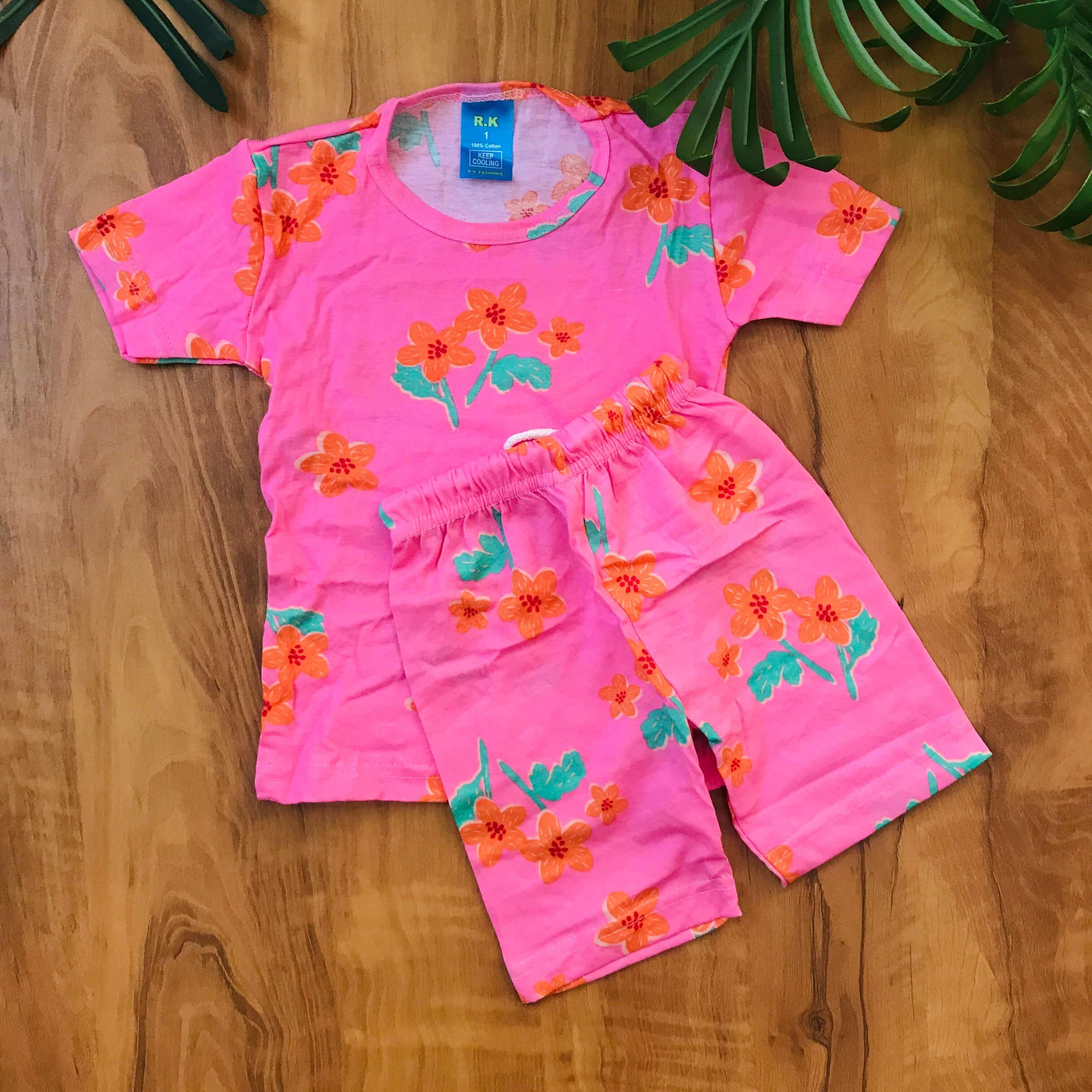 Kids Printed Shorts Set