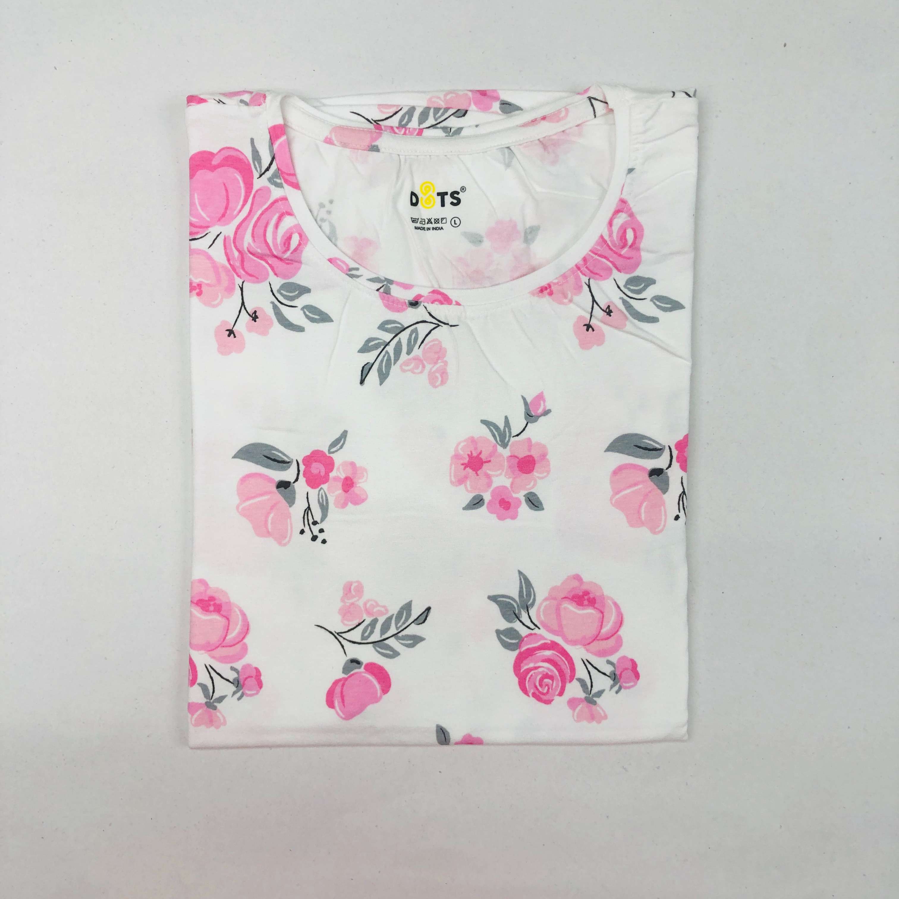 Dots Ladies Printed T-Shirt