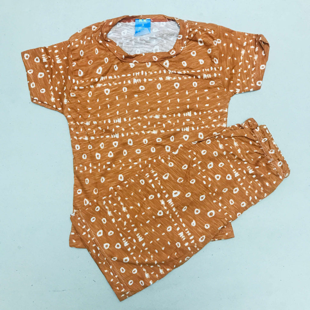 Kids Printed Shorts Set