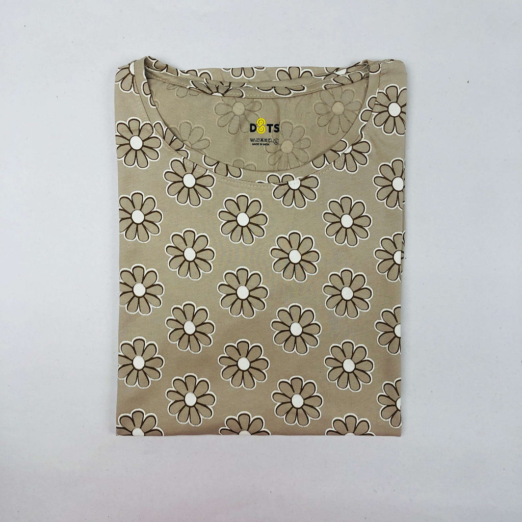 Dots Ladies Printed T-Shirt