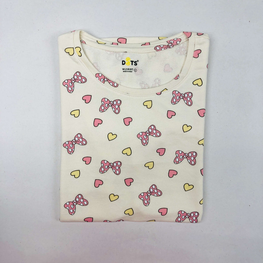 Dots Ladies Printed T-Shirt