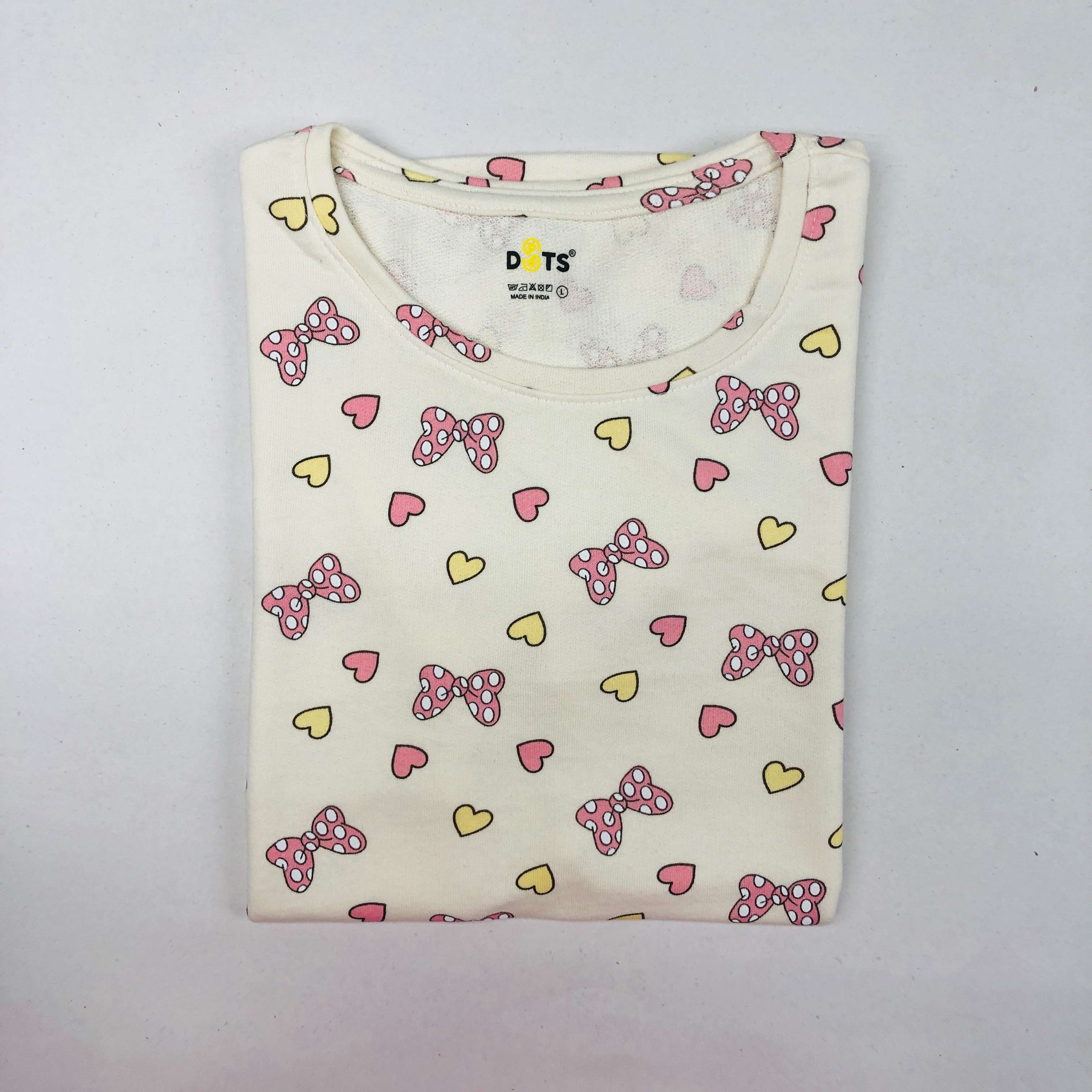 Dots Ladies Printed T-Shirt