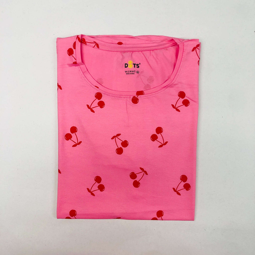 Dots Ladies Printed T-Shirt