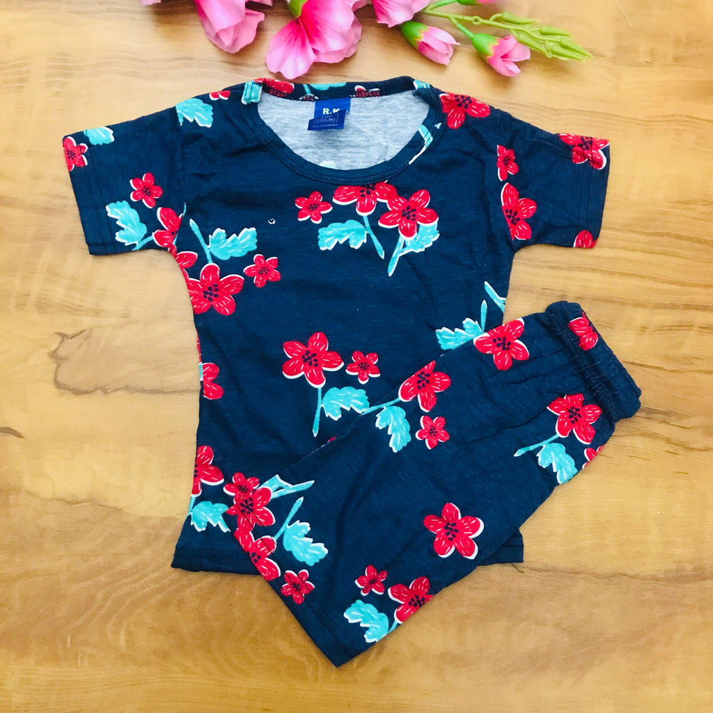 Kids Printed Shorts Set