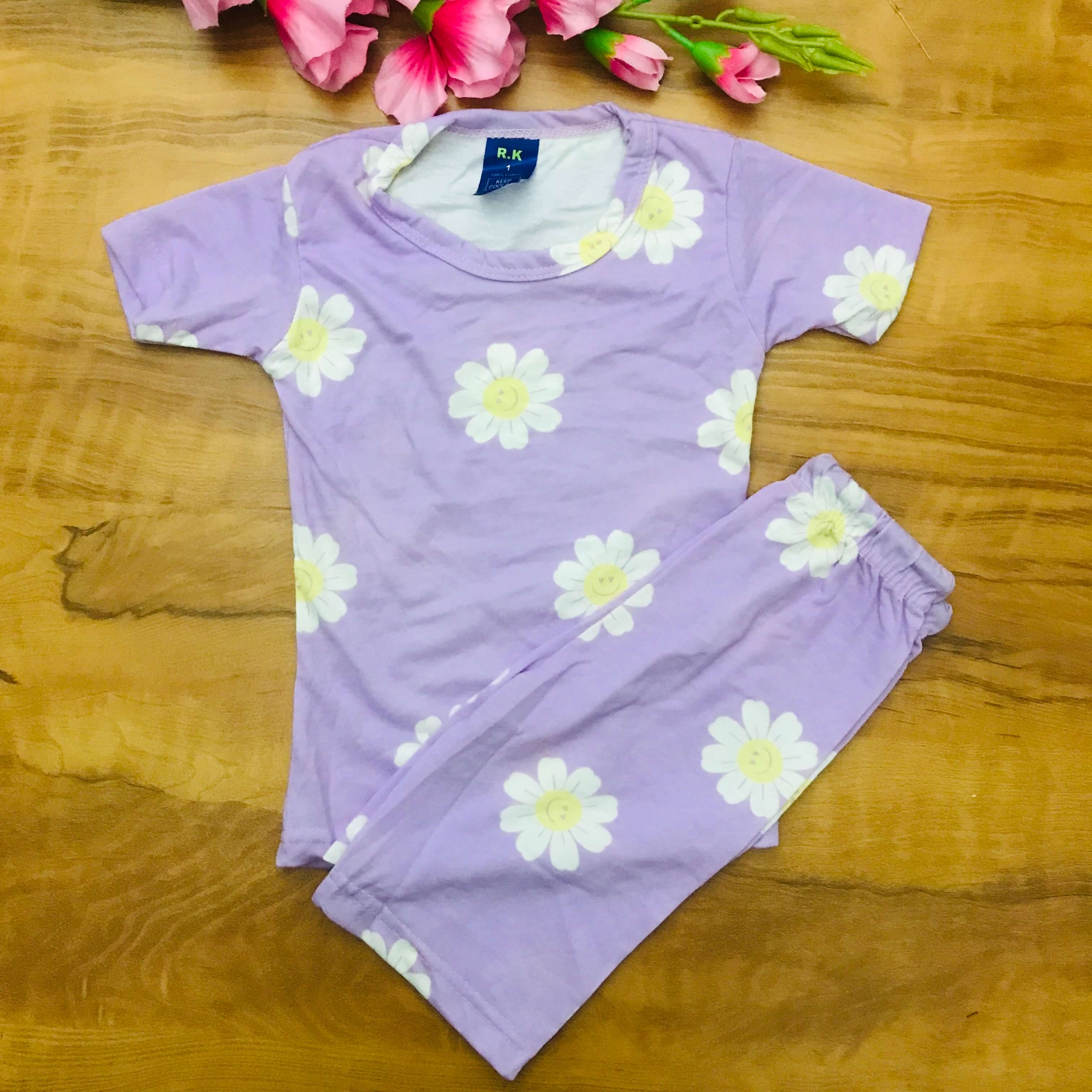 Kids Printed Shorts Set
