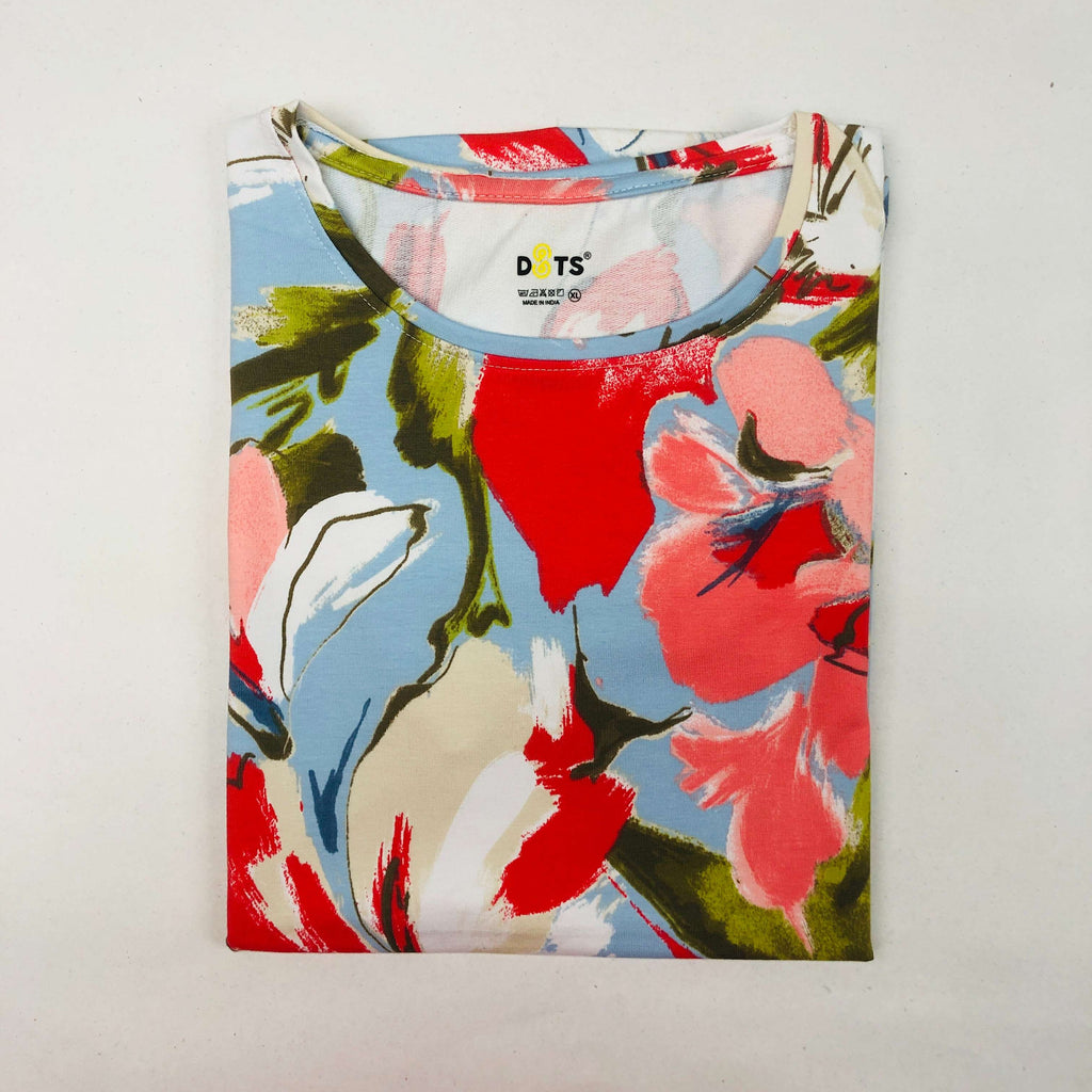 Dots Ladies Printed T-Shirt