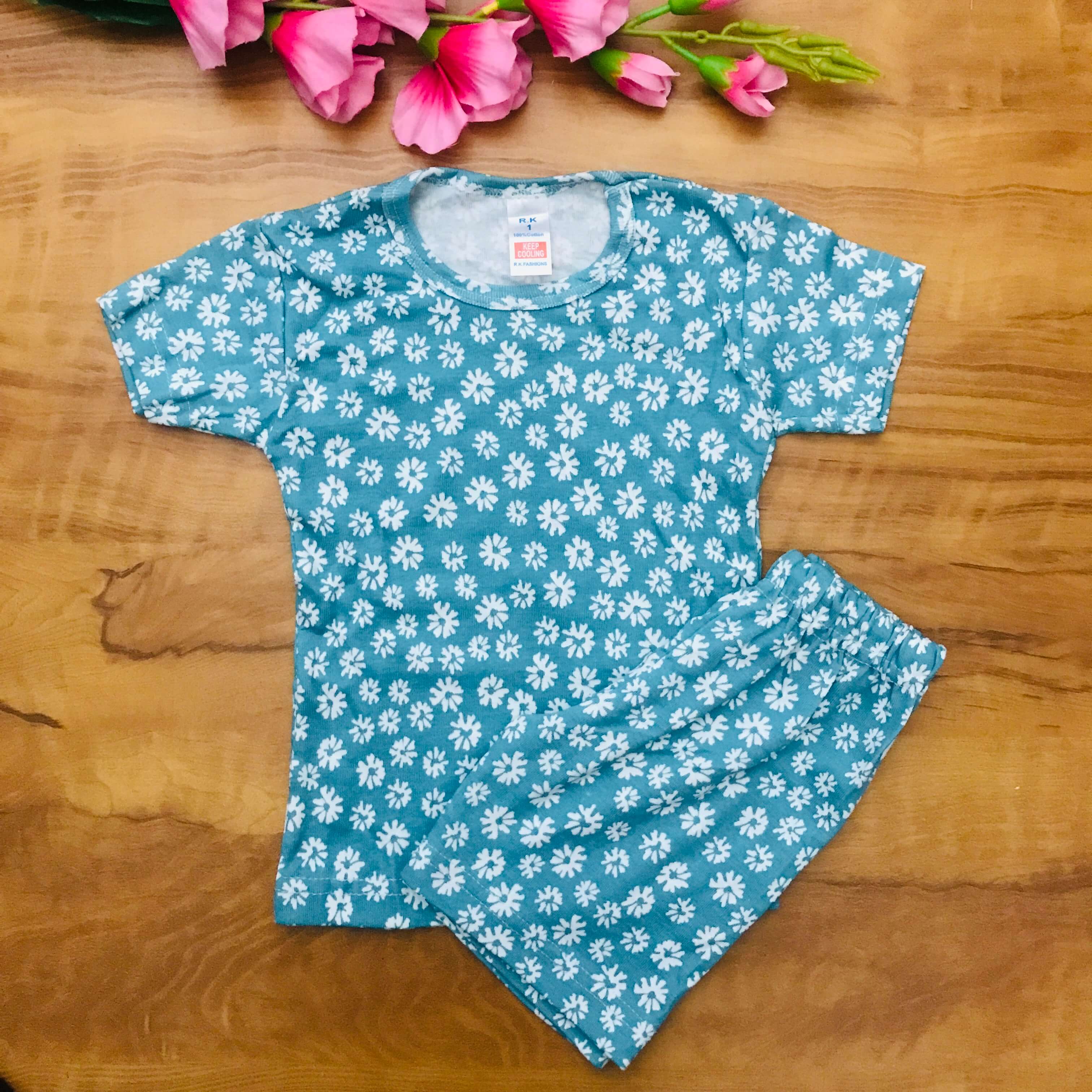 Kids Printed Shorts Set