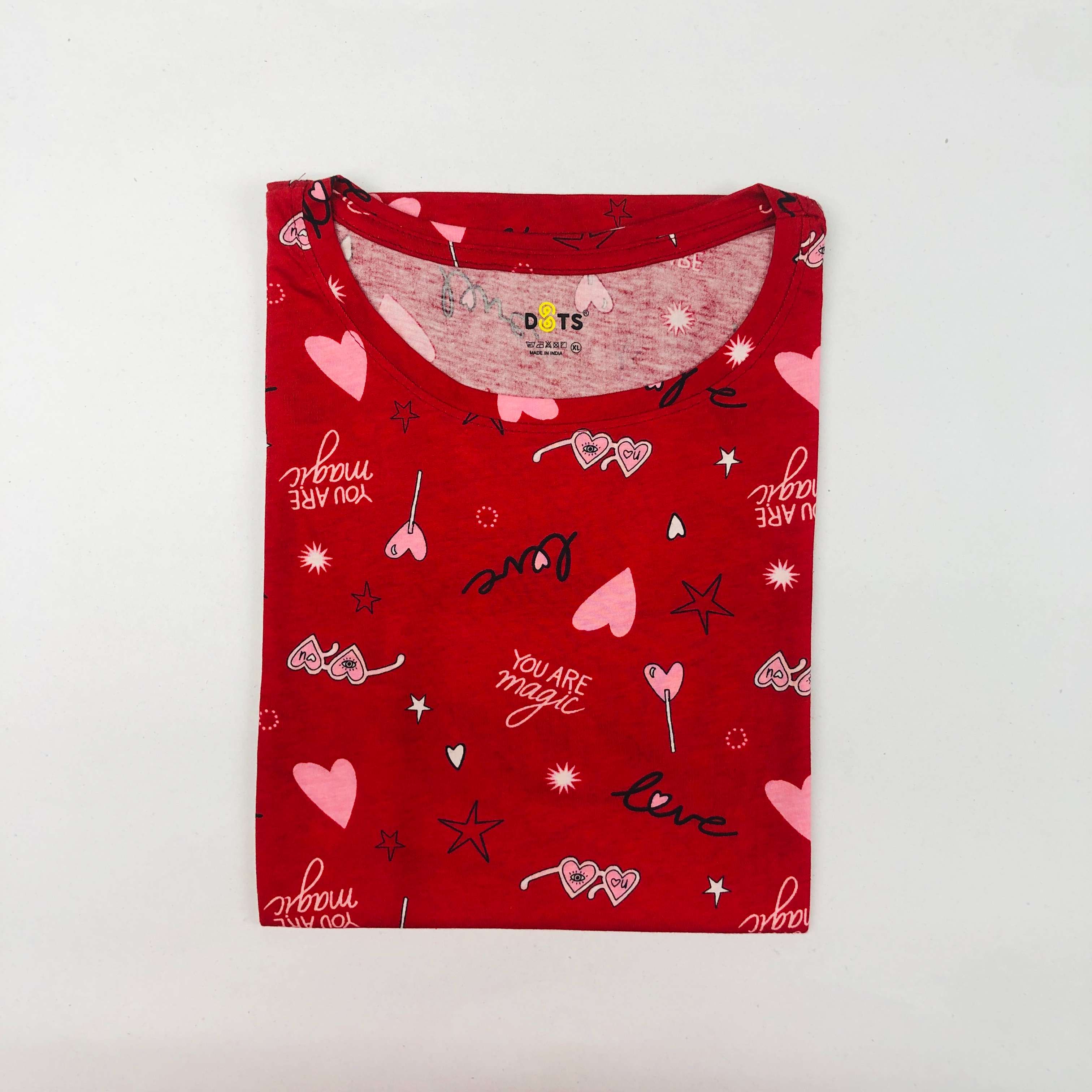 Dots Ladies Printed T-Shirt